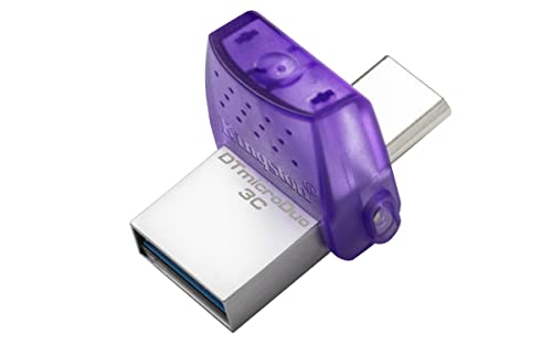 128GB Kingston USB-C/USB-A Flash Drive with High Speeds