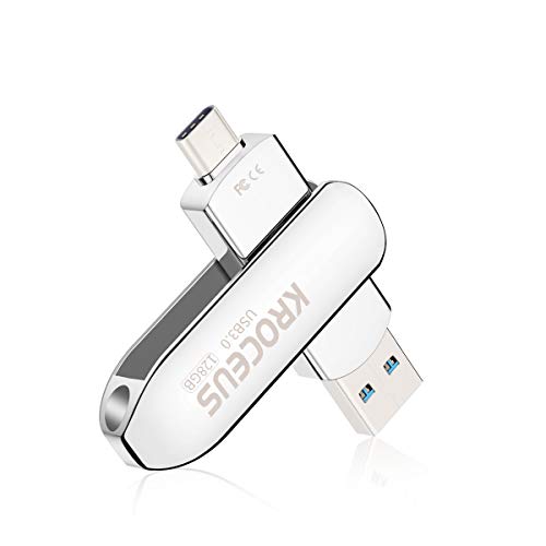 KROCEUS 128GB USB C Flash Drive