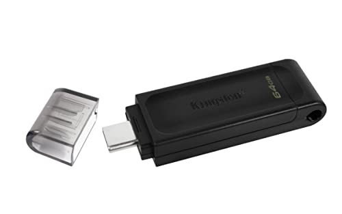 Kingston 64GB USB-C Flash Drive - Black