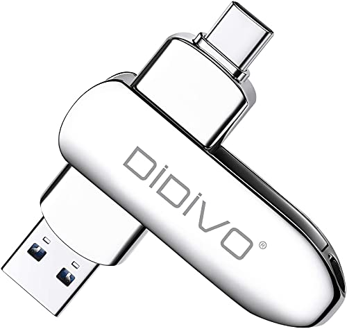 DIDIVO 128GB USB-C Dual OTG Flash Drive