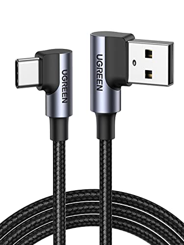 Fast Charging USB-C Right Angle Cable