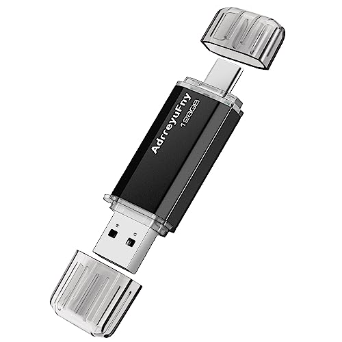 128GB USB-C OTG Flash Drive - Black
