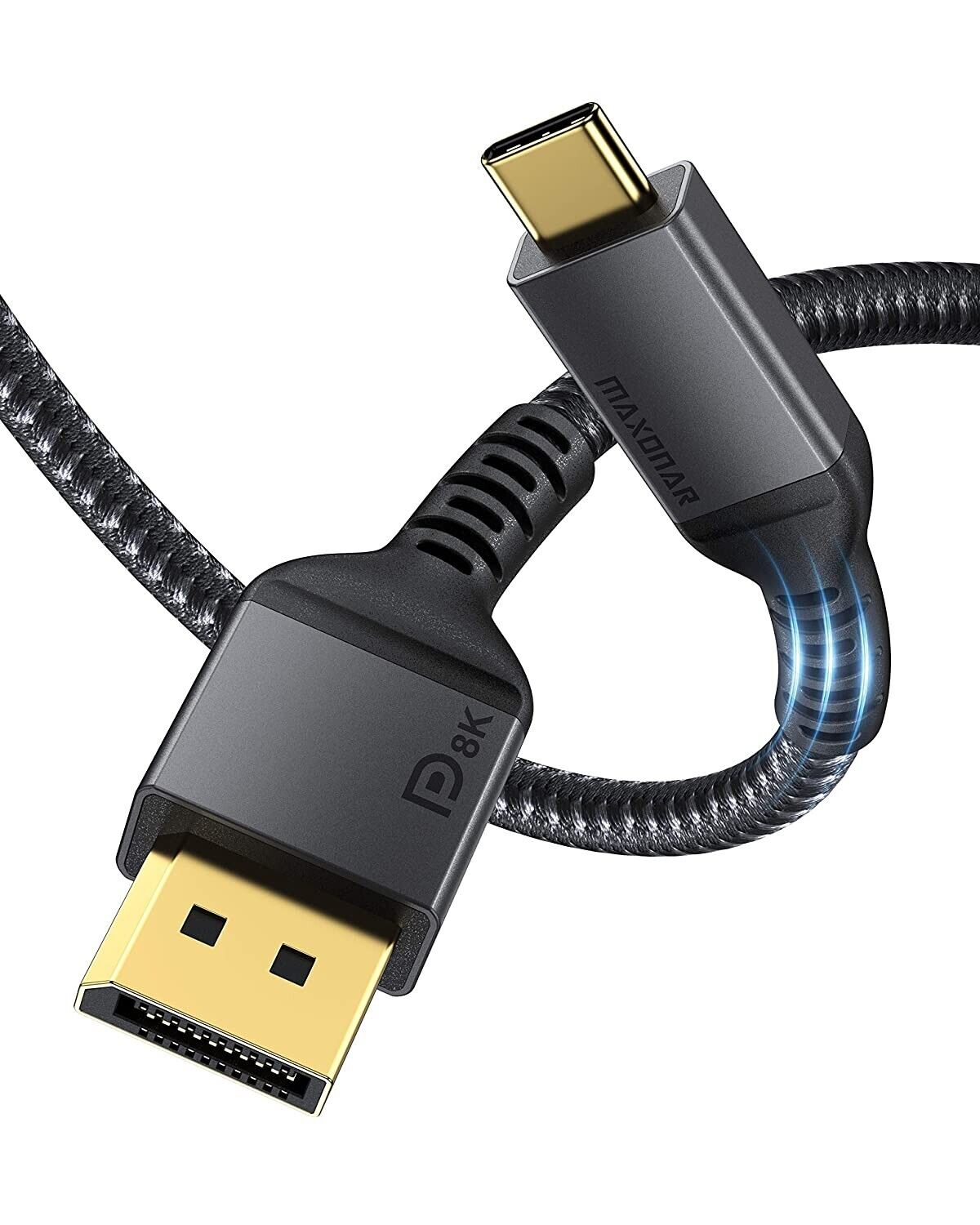 USB C to DisplayPort Cable - Maxonar 8K/5K/4K/2K