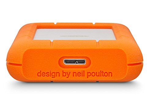 LaCie Rugged 4TB USB-C Portable Hard Drive