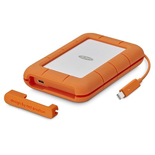 LaCie Rugged 4TB USB-C Portable Hard Drive