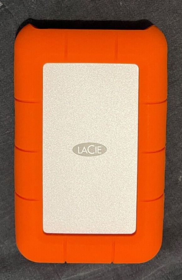LaCie Rugged 4TB USB-C Portable Hard Drive