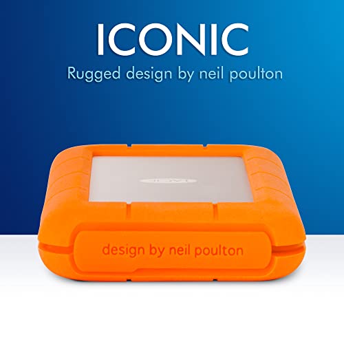 LaCie Rugged 4TB USB-C Portable Hard Drive