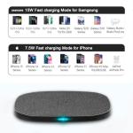 15W Fast Wireless Charger for iPhone and Samsung