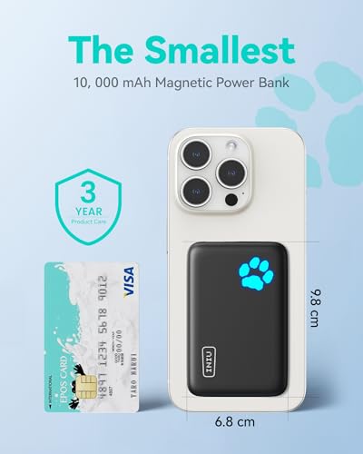 INIU 10000mAh Magnetic Wireless Power Bank