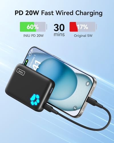 INIU 10000mAh Magnetic Wireless Power Bank