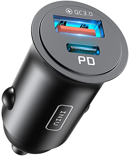 INIU USB-C Dual Port Car Charger 30W