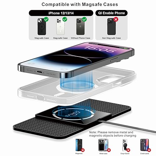 MagSafe Auto Wireless Charger with 40W Adapter