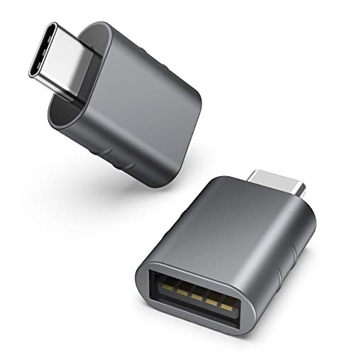 Syntech USB C to USB Adapter 2-Pack - Space Grey