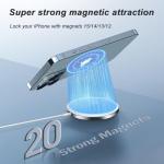 15W Magnetic Wireless Charger with USB-C Port