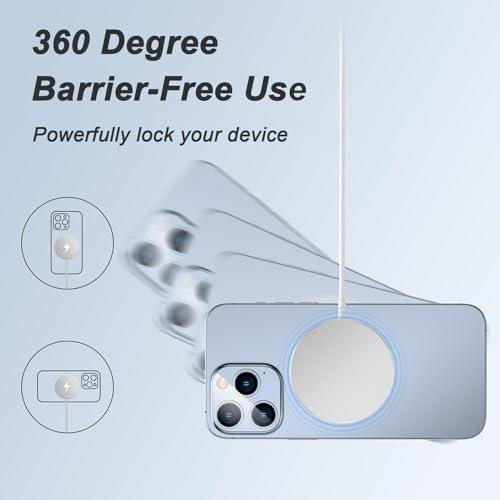 15W Magnetic Wireless Charger with USB-C Port