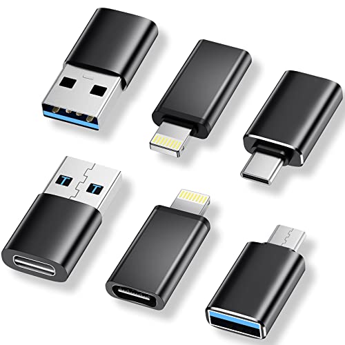 USB C Adapter Pack for iPhone, Samsung, iPad, Laptop