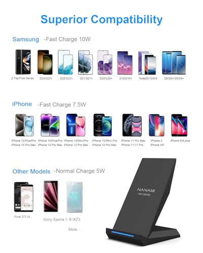 NANAMI 2-in-1 Wireless Charger & USB-C Power Supply