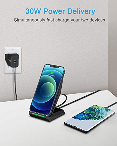 NANAMI 2-in-1 Wireless Charger & USB-C Power Supply