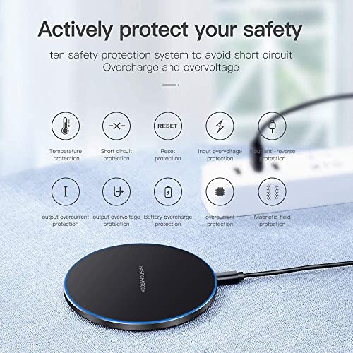 20W Fast Wireless Charger for iPhone and Samsung