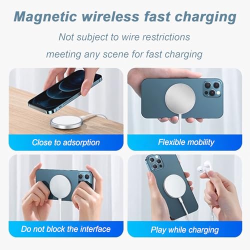 15W Magnetic USB-C Fast Wireless Charger