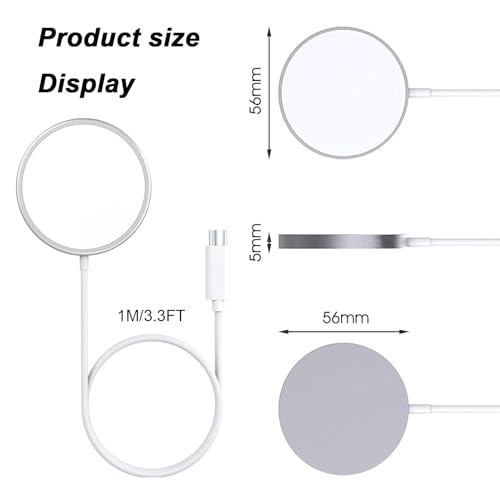 15W Magnetic USB-C Fast Wireless Charger