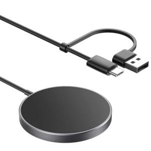 Magnetic Dual Port Wireless USB-C Fast Charger