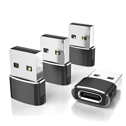 4-Pack USB-C to USB Adapter Converter