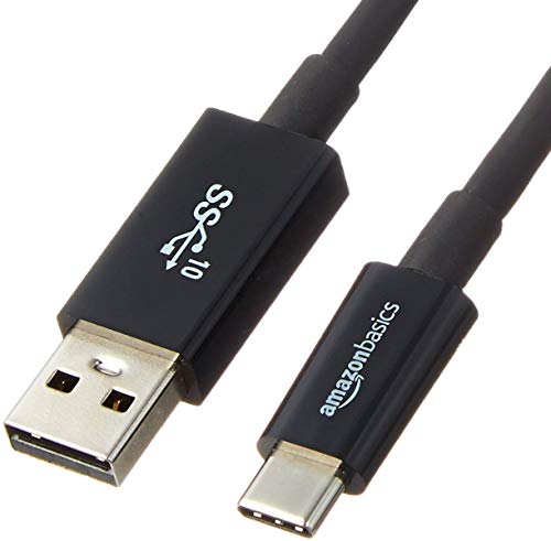 3ft Black USB-C to USB-A Charging Cable