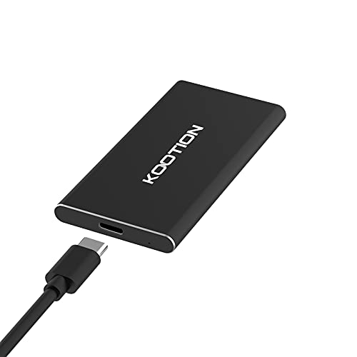 250GB USB-C Portable External SSD, 500MB/s Speed