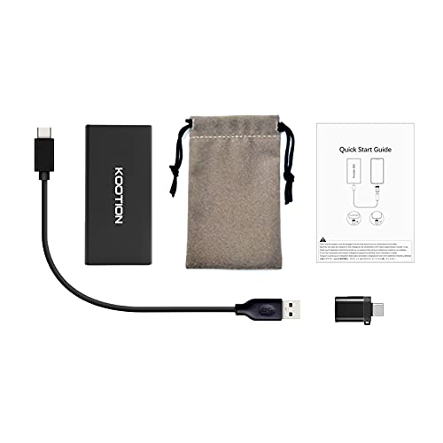 KOOTION 250GB USB-C Portable External SSD