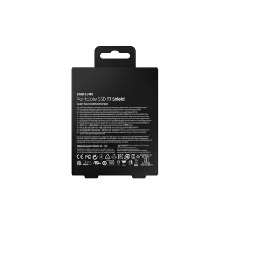 2TB Samsung T7 Black Portable SSD