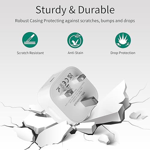 SANYEYE 20W Fast USB-C Charger Plug 3 Pack