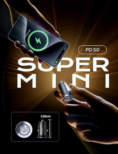 LISEN 54W USB-C Fast Car Charger Adapter