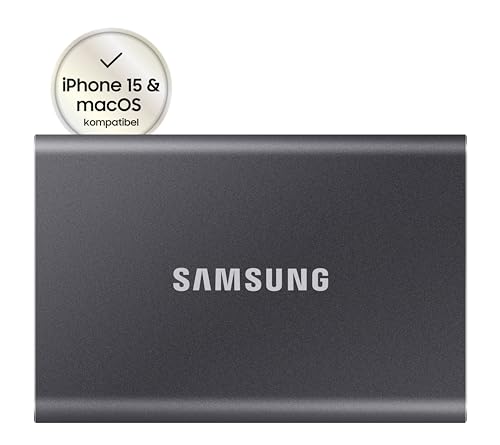Samsung T7 1TB Portable SSD - Titan Gray