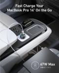 Anker 67W USB-C Car Charger with 3 Ports
