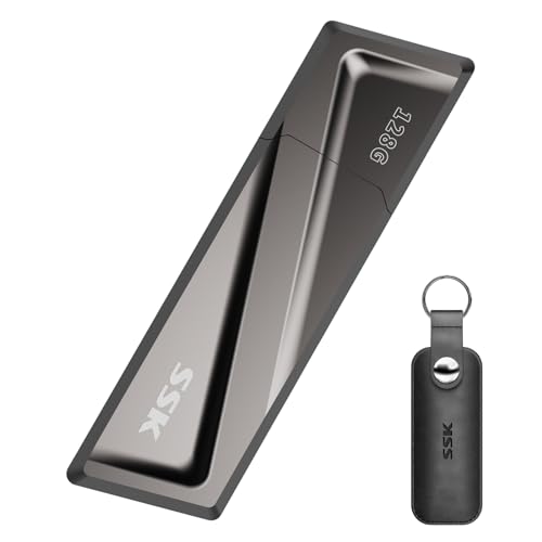 SSK 128GB USB-C SSD with 550MB/s Speed