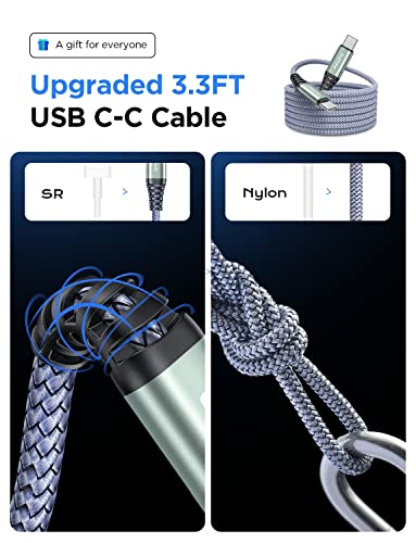 AINOPE 54W USB C Car Charger with Cable