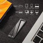SSK 128GB USB-C SSD with Adapter and Fast Speed