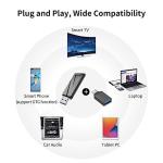 SSK 128GB USB-C SSD with Adapter and Fast Speed