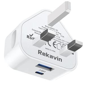 Dual Port USB-C Fast Charger for iPhone and Apple Watch