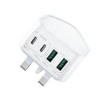 40W 4-Port USB-C Fast Charger Plug