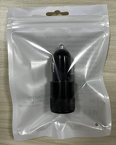 60W Dual Port USB-C Car Charger