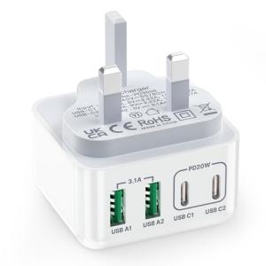 Aioneus 40W 4-Port USB-C Fast Charger