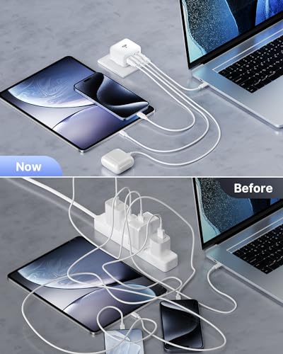 Aioneus 40W 4-Port USB-C Fast Charger Plug