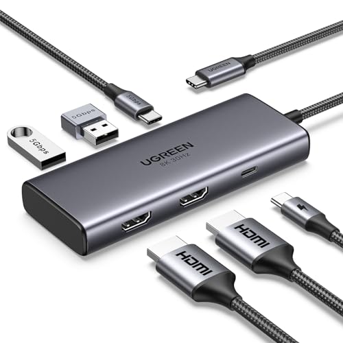 UGREEN Revodok 6-in-1 USB-C Dual HDMI Dock