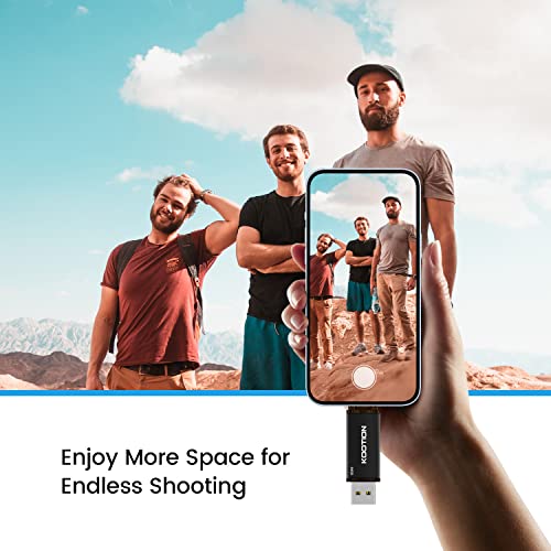 64GB KOOTION Dual USB-C and USB-A Flash Drive