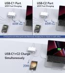 185W 7-Port USB-C Charging Station for Devices