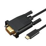 Herfair USB-C to VGA Adapter, 1080P, 1m