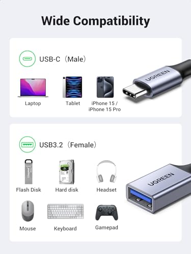 UGREEN USB C to USB OTG Adapter Cable