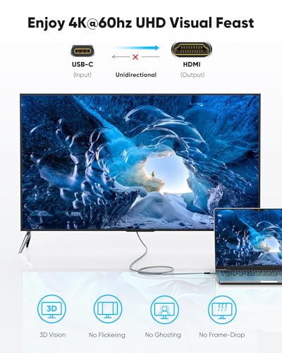 Highwings 4K USB-C to HDMI Cable, 1.8m